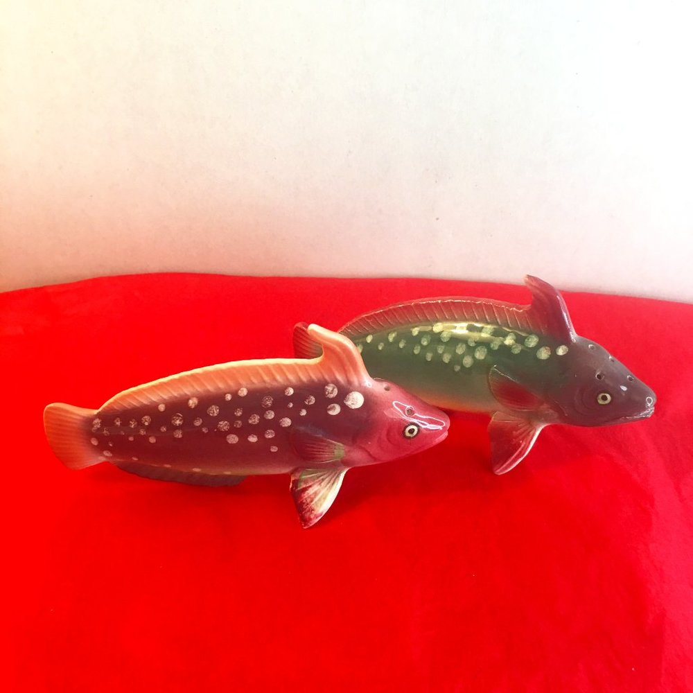 Vintage Fish Salt and Pepper Shakers